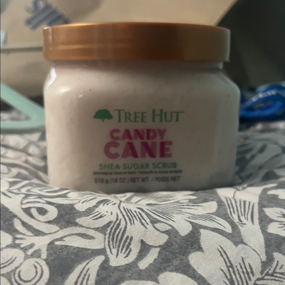 Candy Cane Shea Sugar Scrub - White